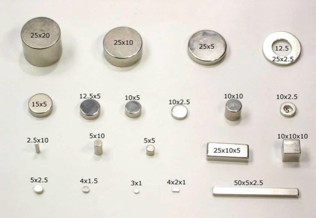 多種規格釹鐵硼稀土磁鐵