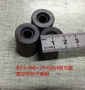 徑向4極鐵氧體電機轉子磁環產品介紹