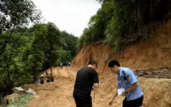 廣東平遠縣一男子利用深山“養豬場”盜采稀土